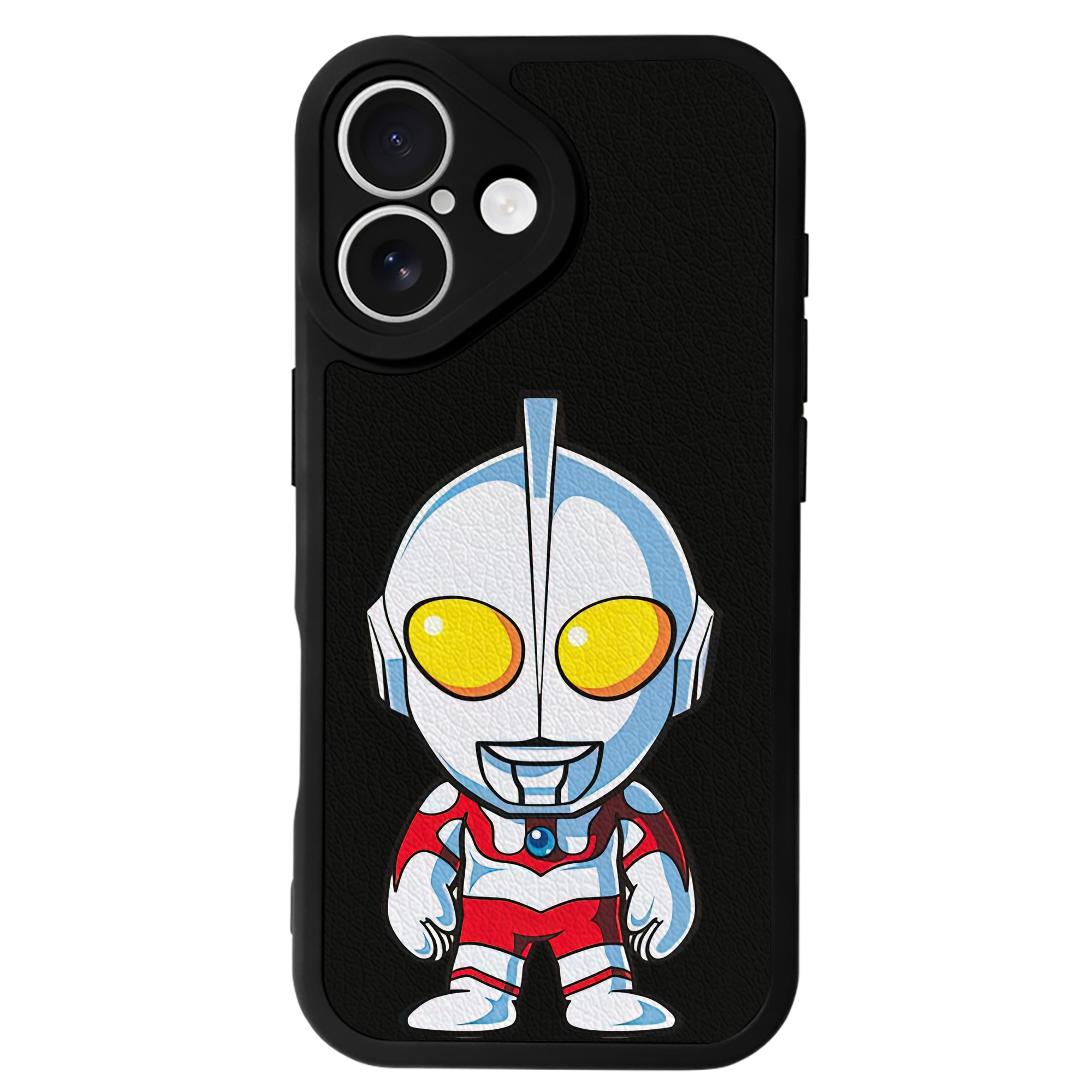 （画像用） ウルトラマン Ultraman 【iPhone 16シリーズ対応】シリコンスマホケース（レザー調） 材質：シリコン